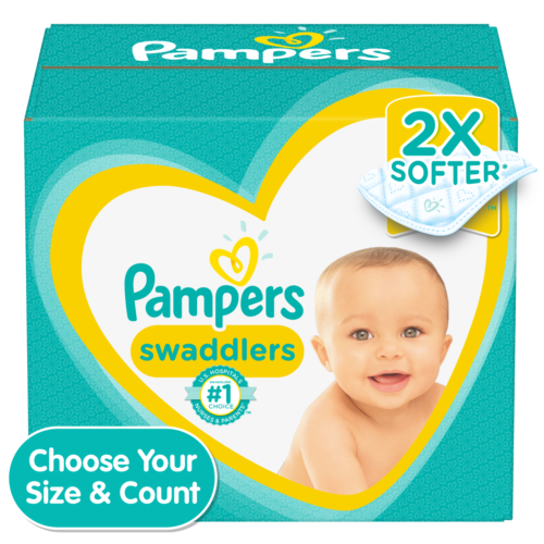 Pampers Swaddlers Disposable Diapers *Preemie, Newborn, 1, 2, 3, 4, 5, 6, 7